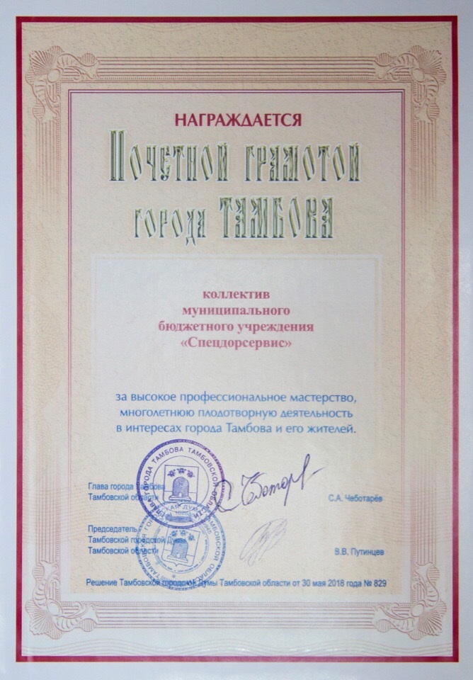 Сергей Викторович Белов Тамбов Спецдорсерис